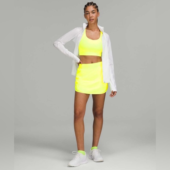 Dresses & Skirts - Lululemon Hotty Hot High-Rise Skirt Highlight Yellow